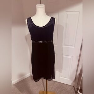 ivy + blu Black Studded Sheath Dress - Size 2 - NWOT
